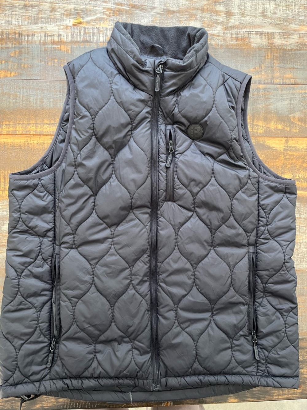 Bench Quilted Black Puffer Vest
